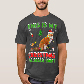 Funny This Is My Christmas Pajama  Fo Xmas Light T T-Shirt