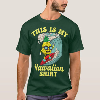 Funny This Is My Hawaiian Tiki Design Summer T-Shirt