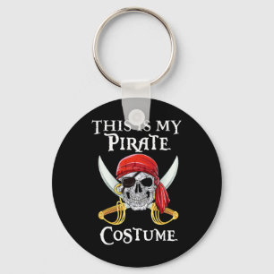 Funny This Is My Pirate Costume Shirt Halloween Co Key Ring