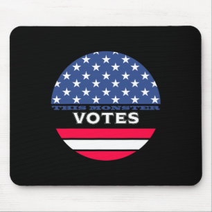 Funny This Monster Votes Anti-trump Biden Harris K Mouse Pad