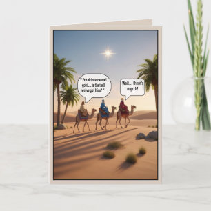 Funny Three Wise Men Christmas Card
