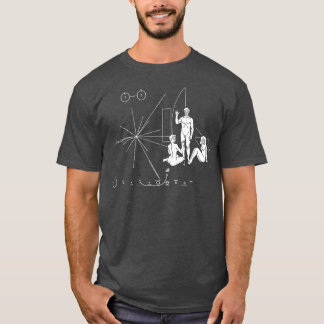 Funny Threesome Pioneer plaque T-Shirt