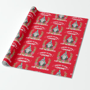 Funny Tie-Dye Gnome 2020 Christmas Quarantine Meme Wrapping Paper