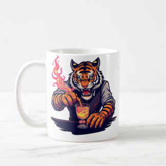 Funny Tiger Bartender T-Shirt | Gift for Bartender Coffee Mug