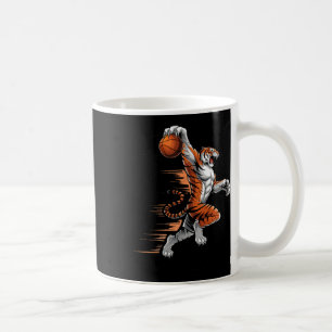 Funny Tiger With Sketll Tiger Playing Sketll Coffee Mug