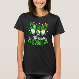 Funny Time For Shenanigans Squad St Patrick's Day T-Shirt