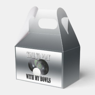 Funny Time To Play Lawn Bowls, Gift Favour Box