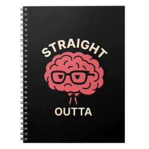 Funny Tired Brain – Student & Office Humor Notebook