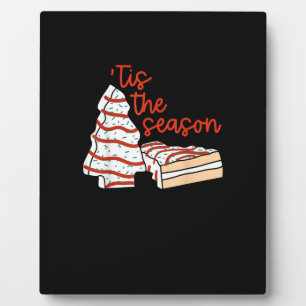 Funny Tis The Season Design Christmas Tree Plaque