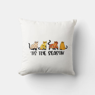 Funny Tis The Season Spooky Halloween Costume Cushion