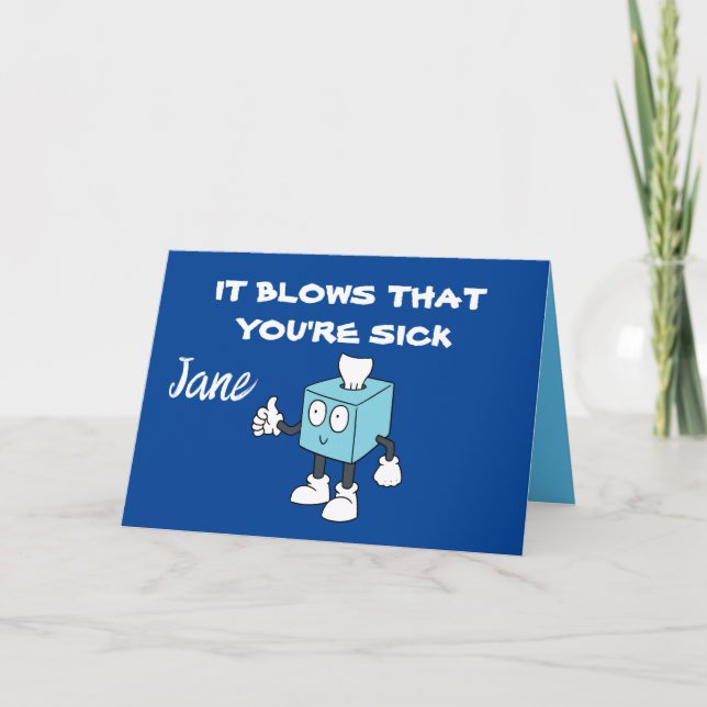 FUNNY TISSUE BOX CARD (Front)