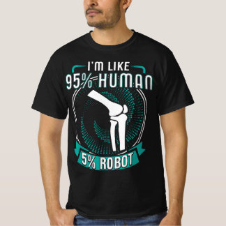 Funny Titanium Knee Replacement Surgery Get Well G T-Shirt