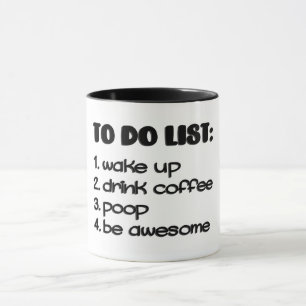 Funny To Do List Mug