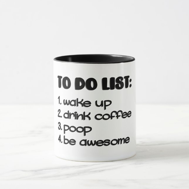 Funny To Do List Mug (Center)