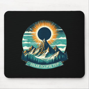 Funny To Solar Eclipse Trip April Family Mouse Pad
