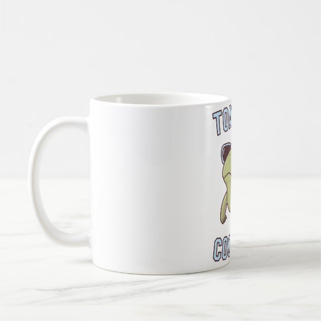 Funny Toad Pun Toadally Cool Dad Coffee Mug (Left)