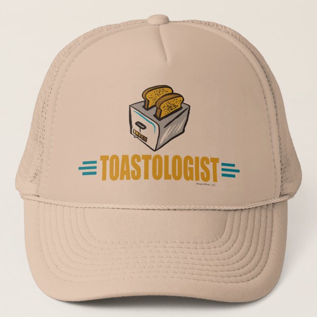 Funny Toast Trucker Hat (Front)
