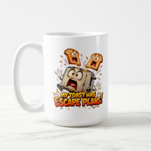 Funny Toaster – My Toast Has Escape Plans Coffee Mug