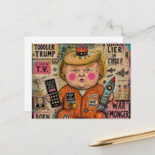 Funny Toddler President Postcard