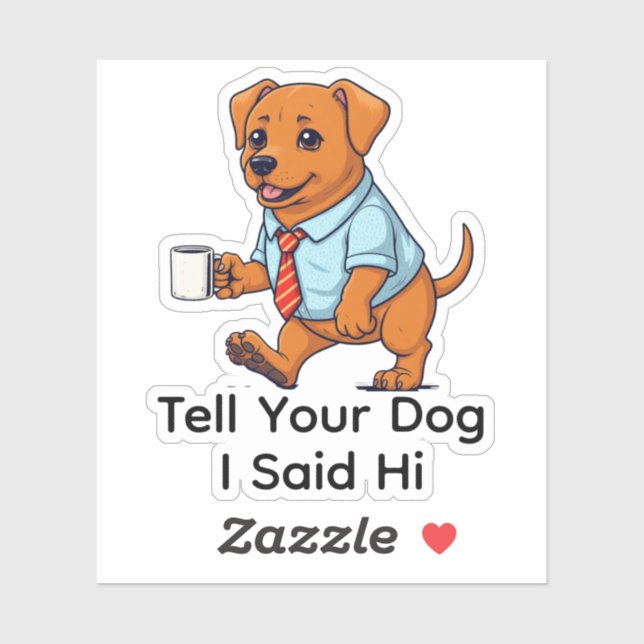 Funny Toller Retriever Dog Business Suit Coffee  (Sheet)