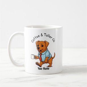 Funny Toller Retriever Dog Business Suit Coffee Mug