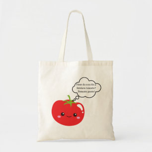 Funny Tomato Joke Tote Bag