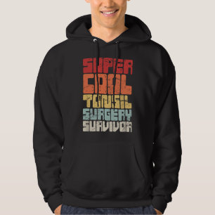 Funny Tonsil Removal Present - Retro Tonsil Surger Hoodie