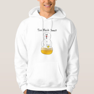 Funny Too Much Beer Snowman Shirt
