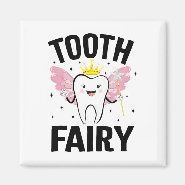 Funny Tooth Fairy Halloween Costume For Women Kids Magnet (Front)