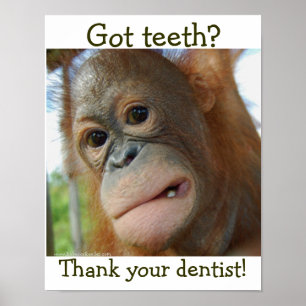 Funny Tooth Gratitude- special request Poster