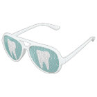Funny tooth logo party shades for dentist practice