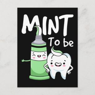 Funny Toothpaste Humour Dentist Dental Assistant Postcard