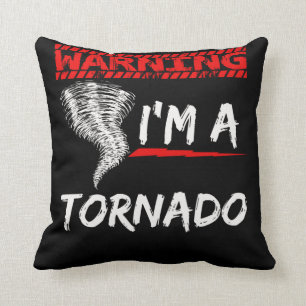 Funny Tornado Boys Girls Meteorologist Cushion