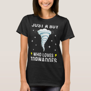 Funny Tornado Gift For Boys Kids Hurricane Weather T-Shirt