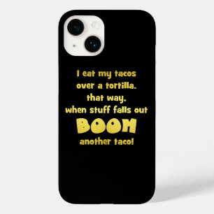 Funny Tortilla Boom Joke Case-Mate iPhone 14 Case
