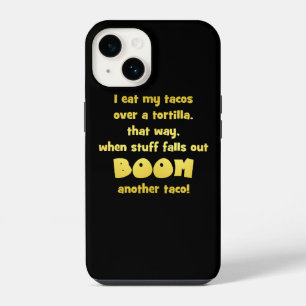 Funny Tortilla Boom Joke iPhone 14 Case