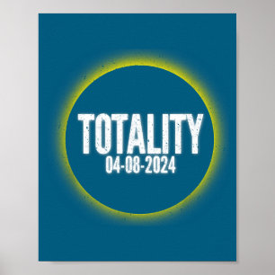 Funny Total Solar Eclipse Astronomy Poster