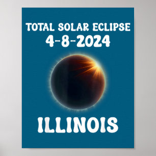 Funny Total Solar Eclipse Twice Lifetime Poster