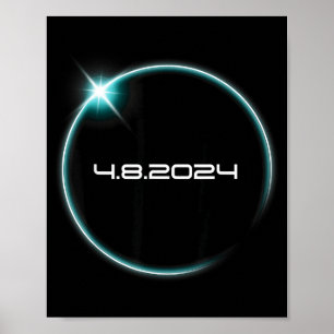 Funny Totality 4 08 Total Solar Poster