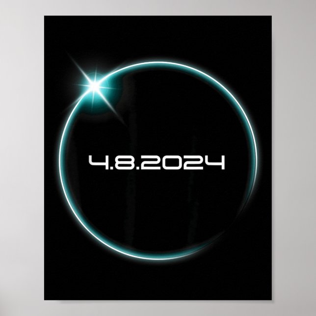 Funny Totality 4 08 Total Solar Poster (Front)