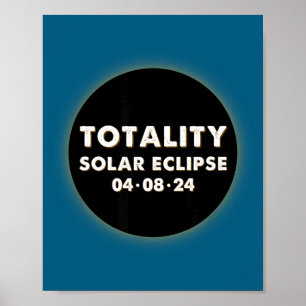 Funny Totality Solar Eclipse Astronomy Lover Poster