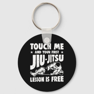 Funny Touch BJJ Brazilian Jiu Jitsu MMA Jujitsu Key Ring