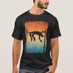 Funny Track And Field High Jump Design For Men Wom T-Shirt