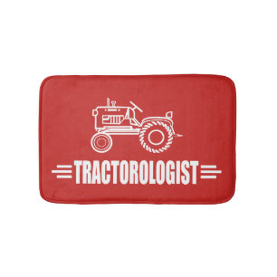 Funny Tractor Bath Mat
