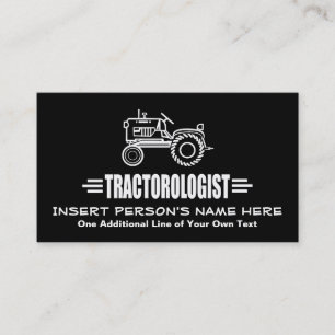 Funny Tractor Business Card