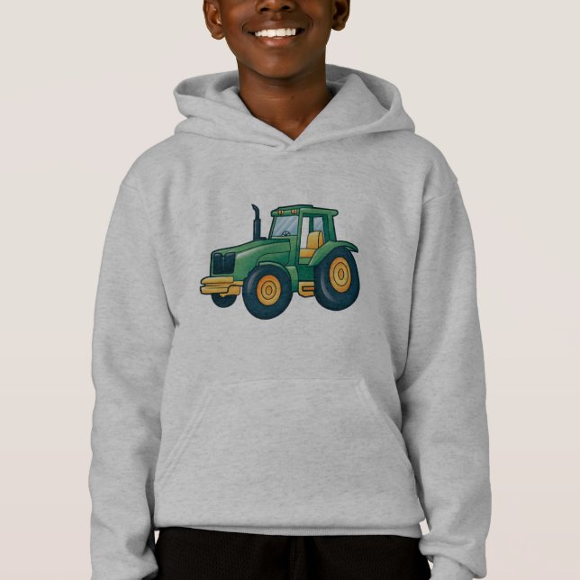 Funny Tractor Cartoon Design (Front)