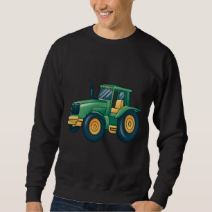 Funny Tractor Cartoon Design Sweatshirt