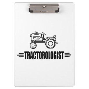 Funny Tractor Clipboard