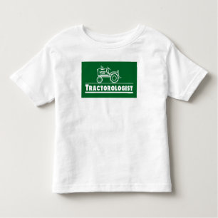 Funny Tractor Humourous Tractorologist Green Toddler T-Shirt