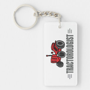 Funny Tractor Key Ring